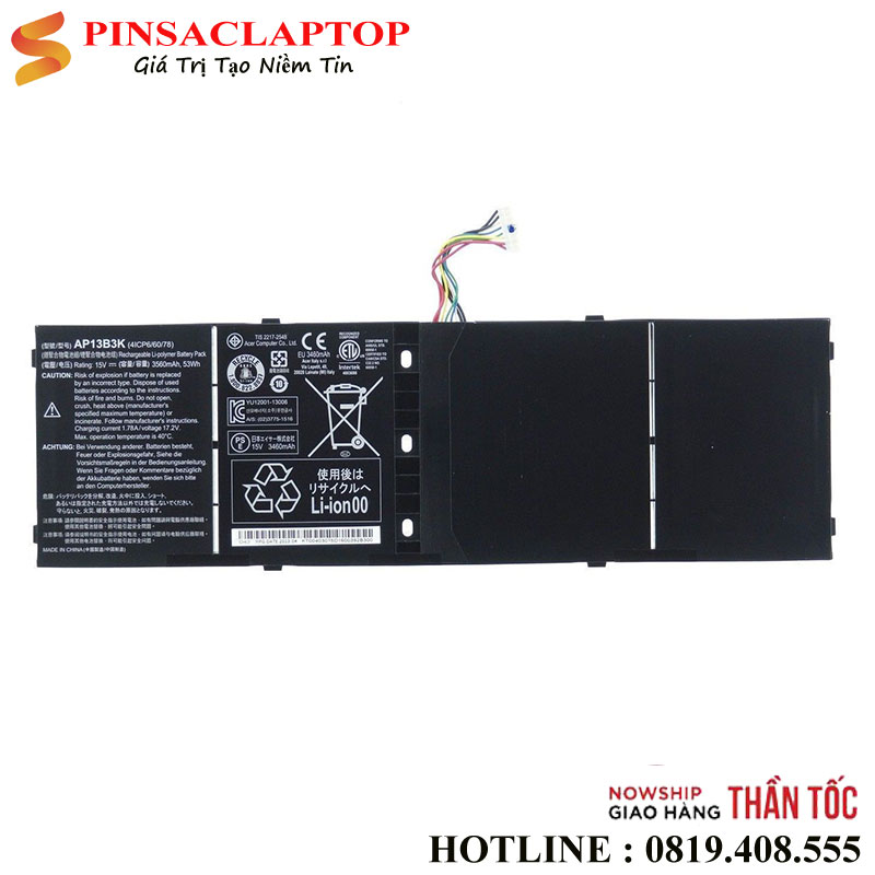 Pin Laptop Acer Aspire V5 V5-572 AP13B8K AP13B3K