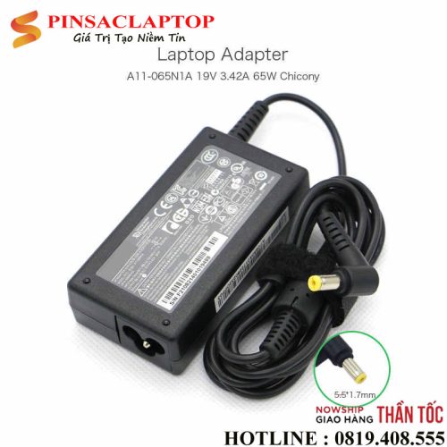 Sạc Adapter Laptop Acer Aspire E15 E5 575G 52RJ 1 Adapter Sac Laptop Acer 19V 65W Chan Thuong
