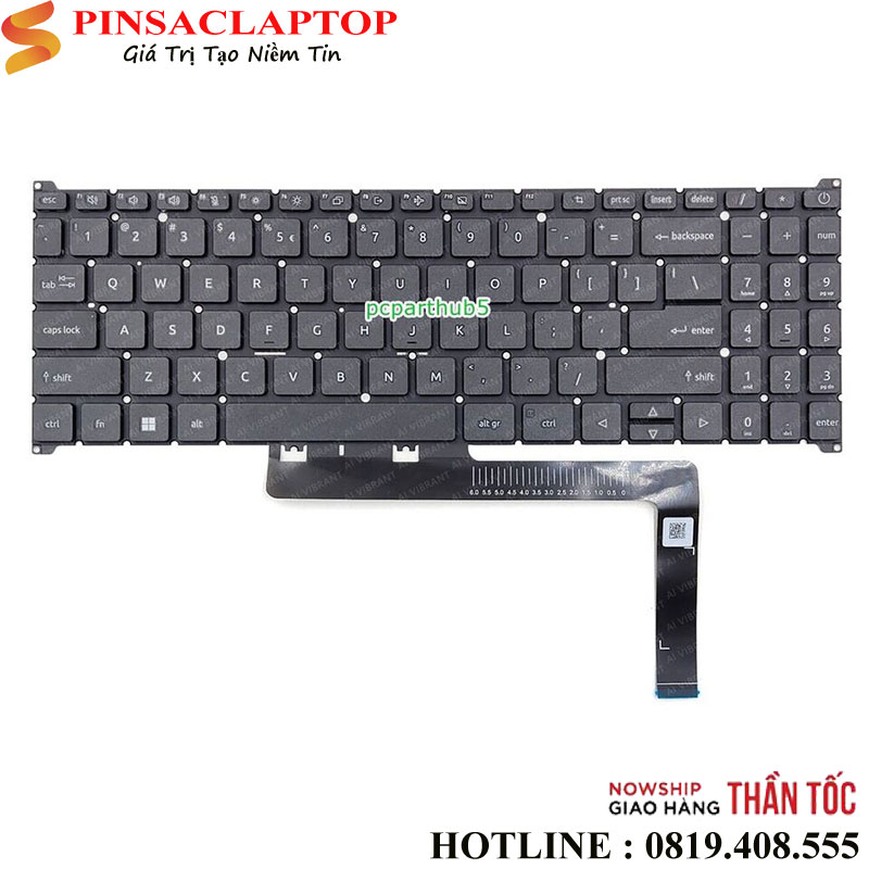 BAN PHIM KEYBOARD ACER A315 59 A515 57