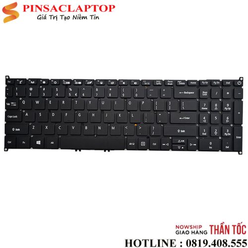 Bàn Phím Laptop Acer Aspire 3 A317-32 A317-33 A317-51 A317-52 N17C2 A715-74G 75G Có Led 4 Ban phim Keyboard Laptop Acer A317 51
