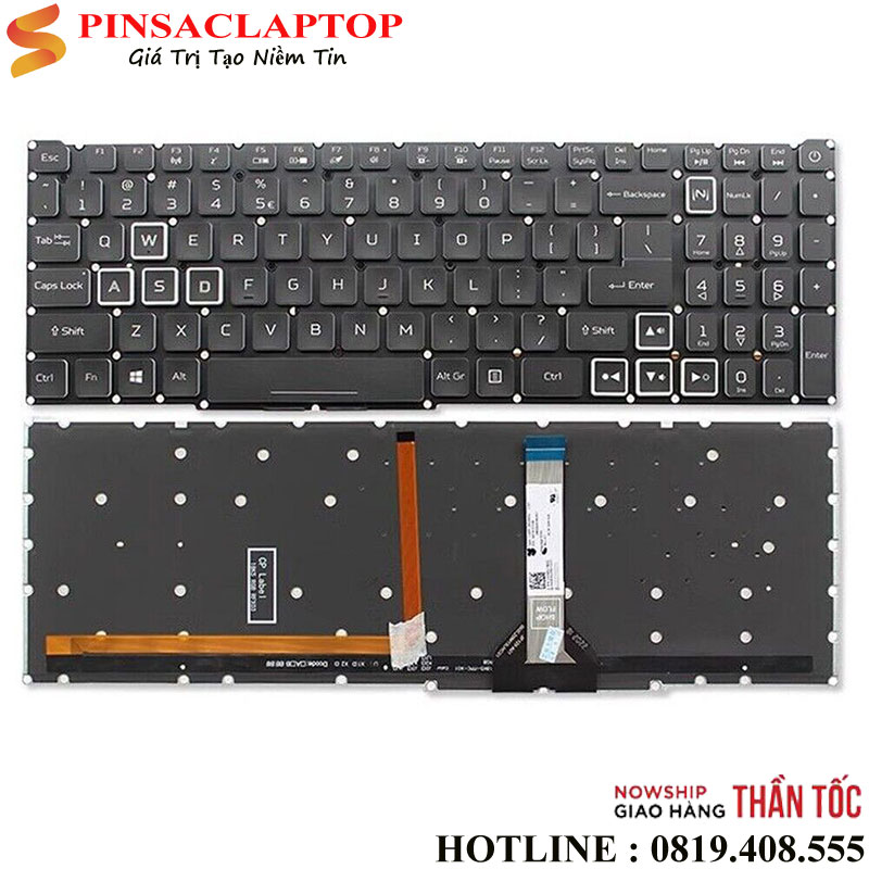Ban-phim-Keyboard-laptop-acer-AN517-54 Ban phim Keyboard laptop acer AN517 54