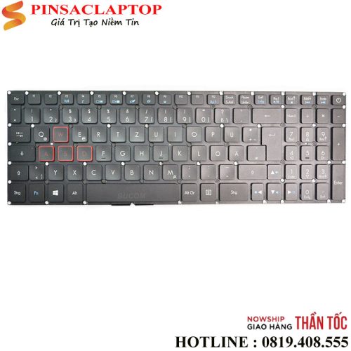 Ban phim keyboard Laptop Acer VX5 591G