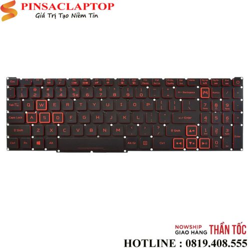 Ban phim laptop acer AN515 54 AN517 51 AN715