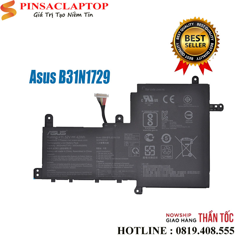 Pin-Asus-B31N1729 Pin Asus B31N1729