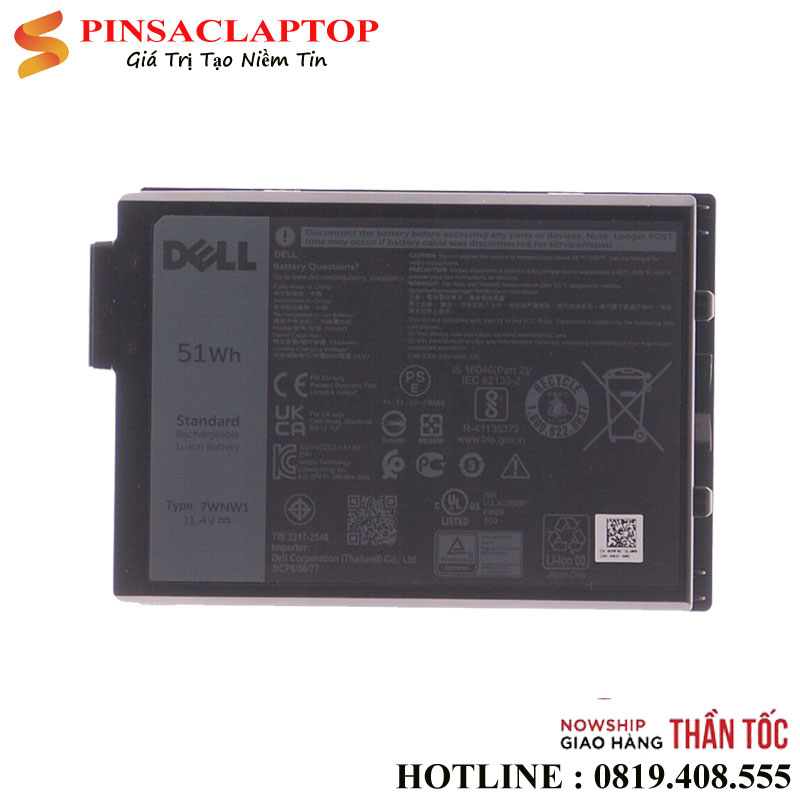 Pin-Battery-Dell-Latitude-Rugged-5420-7WNW1 Pin Battery Dell Latitude Rugged 5420 7WNW1