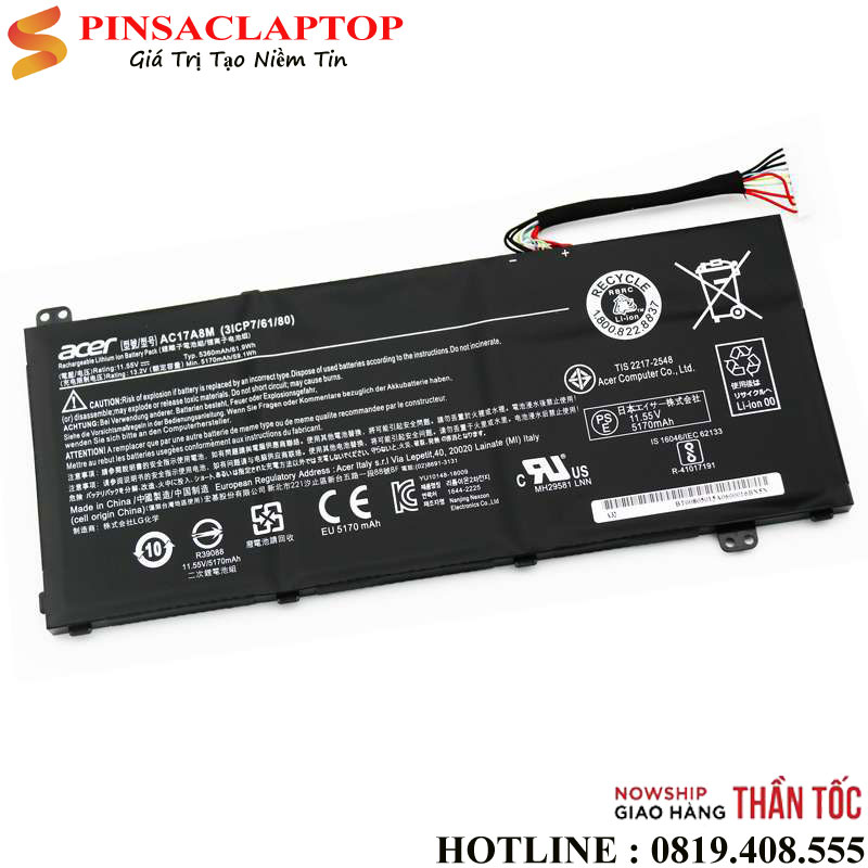 Pin-Battery-Laptop-Acer-AC17A8M Pin Battery Laptop Acer AC17A8M