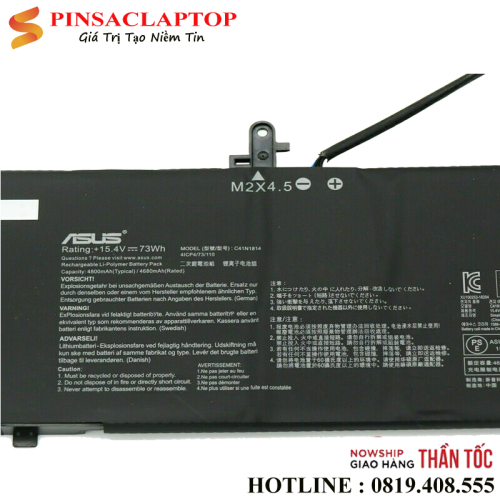 Pin Battery Laptop Asus C41N1814
