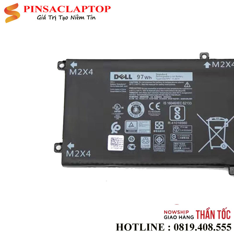 Pin-Battery-Laptop-Dell-9560-97Wh Pin Battery Laptop Dell 9560 97Wh