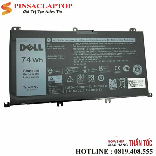 Pin Laptop Dell Inspiron 15 7000 7559 7566 7567 7759 7557 P65F 1 Pin Battery Laptop Dell Inspiron 15 7000 5576 5577 7557 7559 7567 7566 357F9