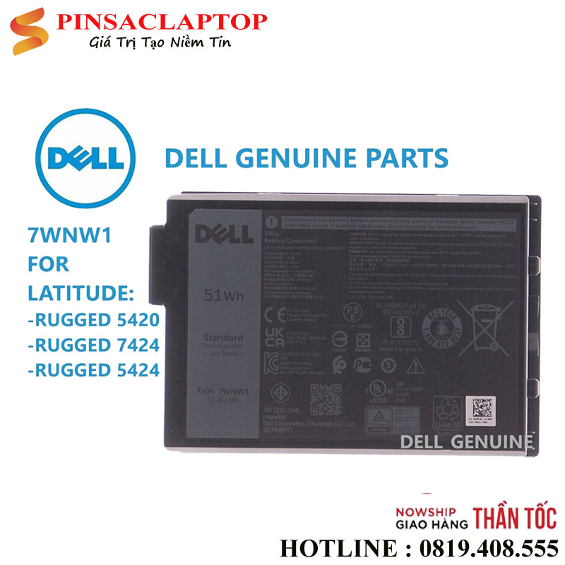 Pin-Battery-dung-cho-Laptop-Dell-Latitude-Rugged-5420-7WNW1 Pin Battery dung cho Laptop Dell Latitude Rugged 5420 7WNW1