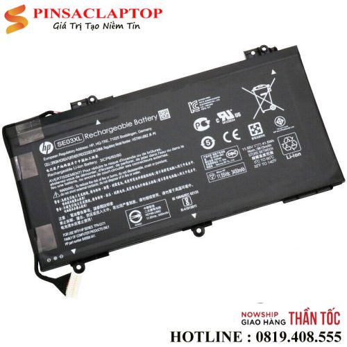 Pin Laptop HP Pavilion 14-AL Series TPN-Q171 HSTNN-LB7G SE03XL 2 Pin Battery laptop HP SE03XL
