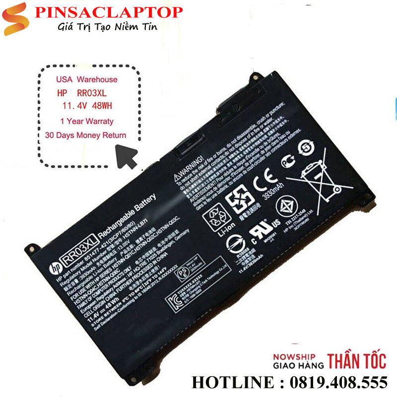 Pin-HP-RR03XL Pin HP RR03XL