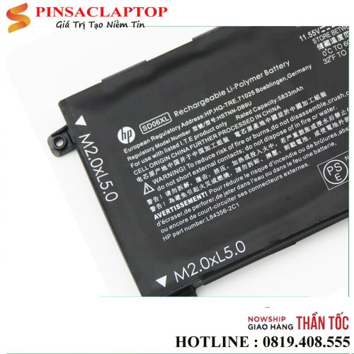 Pin Laptop HP OMEN 15-EK 15-EN 15T-EK 15Z-EN SD06XL 3 Pin HP SD06XL