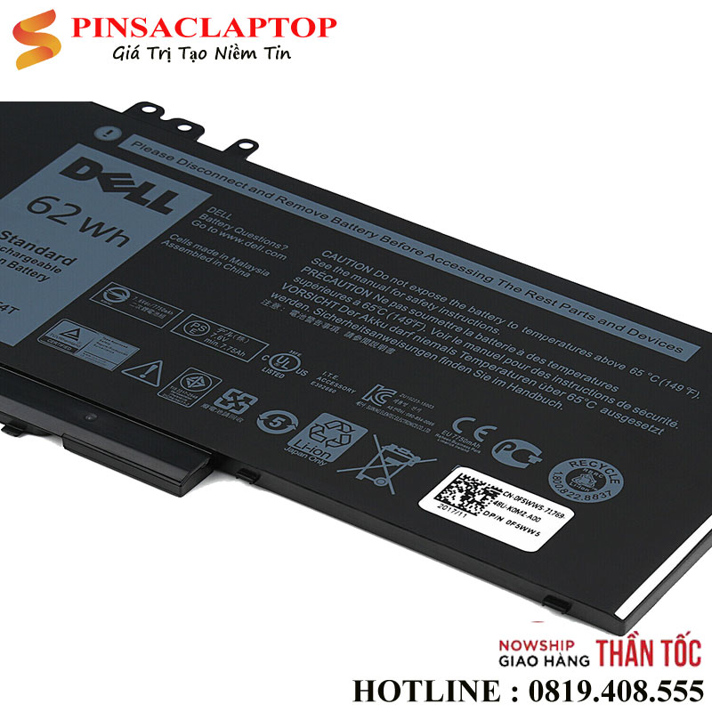 Pin-Laptop-Dell-6MT4T-62Wh Pin Laptop Dell 6MT4T 62Wh