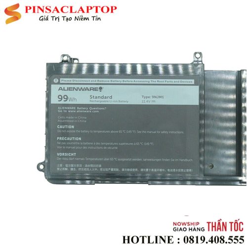 Pin Laptop Dell Alienware 17 R4 15 R3 R4 9NJM1