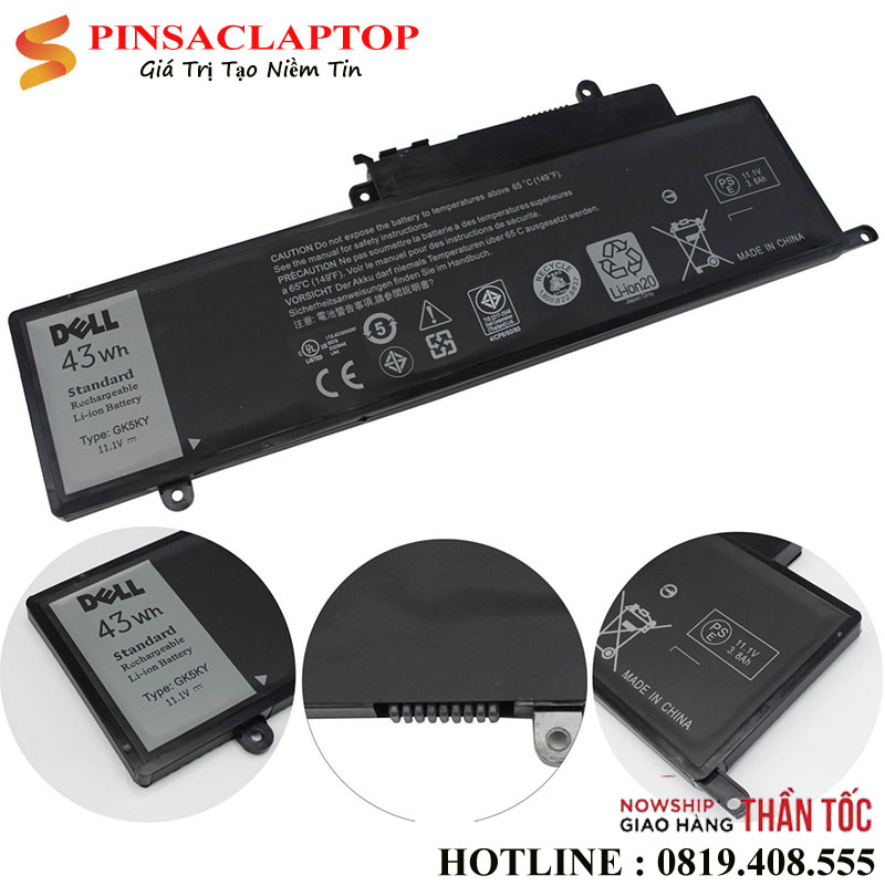 Pin-Laptop-Dell-Inspiron-11-3000-3147-3153-15-7000-7558-P55F-GK5KY-0GK5KY-CK5KY Pin Laptop Dell Inspiron 11 3000 3147 3153 15 7000 7558 P55F GK5KY 0GK5KY CK5KY