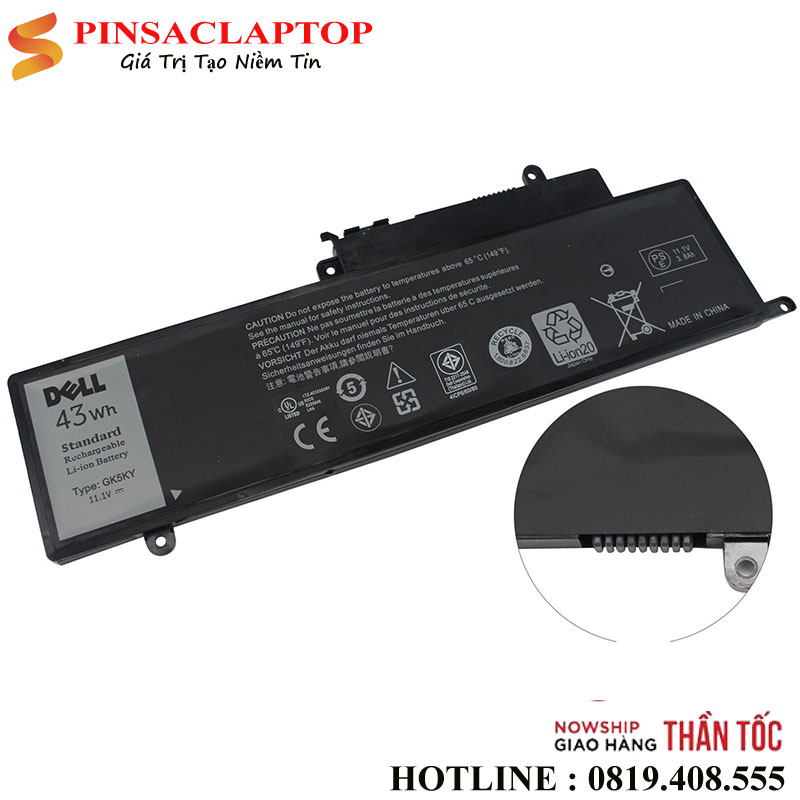 Pin-Laptop-Dell-Inspiron-11-3000-3147-3153-15-7000-7558-P55F-P55F001-0GK5KY-CK5KY Pin Laptop Dell Inspiron 11 3000 3147 3153 15 7000 7558 P55F P55F001 0GK5KY CK5KY