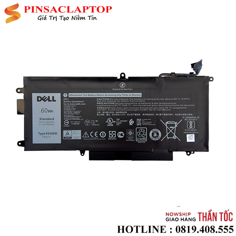 Pin-Laptop-Dell-Latitude-5285-5289-7389-K5XWW Pin Laptop Dell Latitude 5285 5289 7389 K5XWW