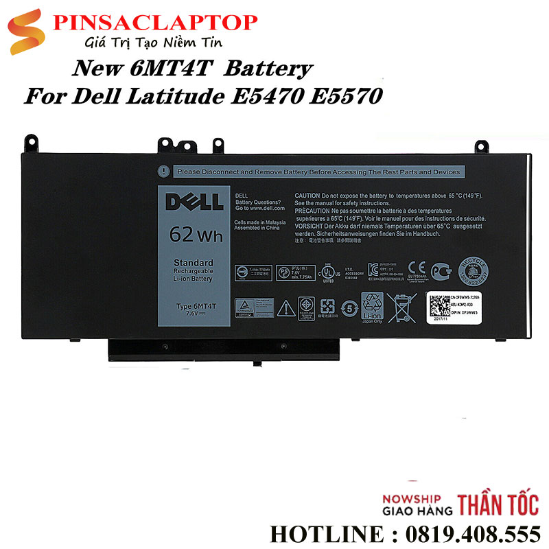 Pin-Laptop-Dell-Latitude-E5270-E5470-E5570-6MT4T Pin Laptop Dell Latitude E5270 E5470 E5570 6MT4T