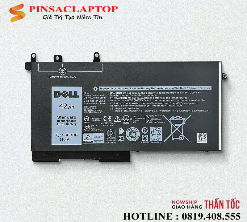 Pin-Laptop-Dell-Latitude-E5280-E5480-E5490-E5580-E5590-E5491-E5591-3DDDG-3VC9Y-03VC9Y-O3VC9Y-45N3J-80JT9-451-BBZP Pin Laptop Dell Latitude E5280 E5480 E5490 E5580 E5590 E5491 E5591 3DDDG 3VC9Y 03VC9Y O3VC9Y 45N3J 80JT9 451 BBZP