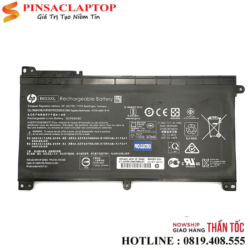 Pin-Laptop-HP-BI03XL Pin Laptop HP BI03XL