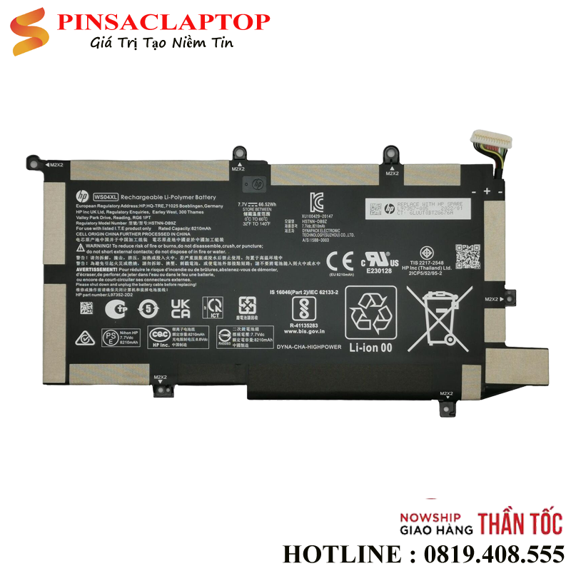 Pin-Laptop-HP-WS04XL Pin Laptop HP WS04XL