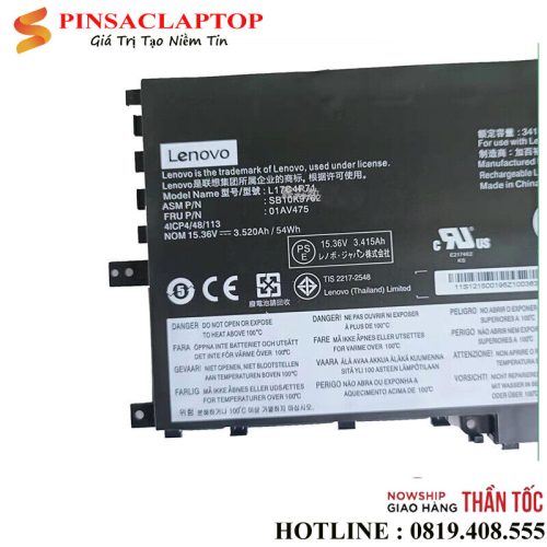 Pin Laptop Lenovo L17C4P71 L17M4P71 L17M4P73 3 Pin Laptop Lenovo X1 Yoga 2018 L17C4P71 01AV475 SB10K97624 L17M4P71 01AV474 SB10K97623 L17M4P73 01AV499 SB10K97638