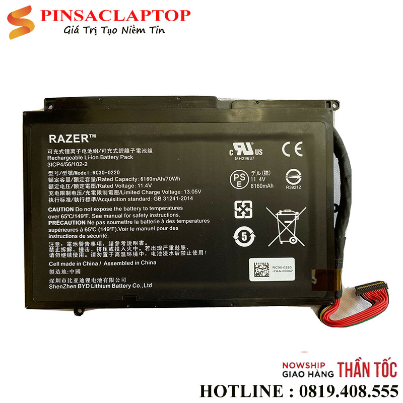 Pin-razer-blade-RC30-0220 Pin razer blade RC30 0220
