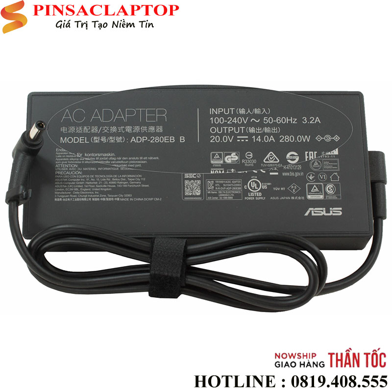 Sac-Adapter-Laptop-Asus-20V-14A-280W Sac Adapter Laptop Asus 20V 14A 280W
