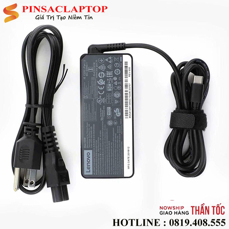 Sac-Adapter-Lenovo-Type-C-65W-Chư-Nhat Sac Adapter Lenovo Type C 65W Chu Nhat