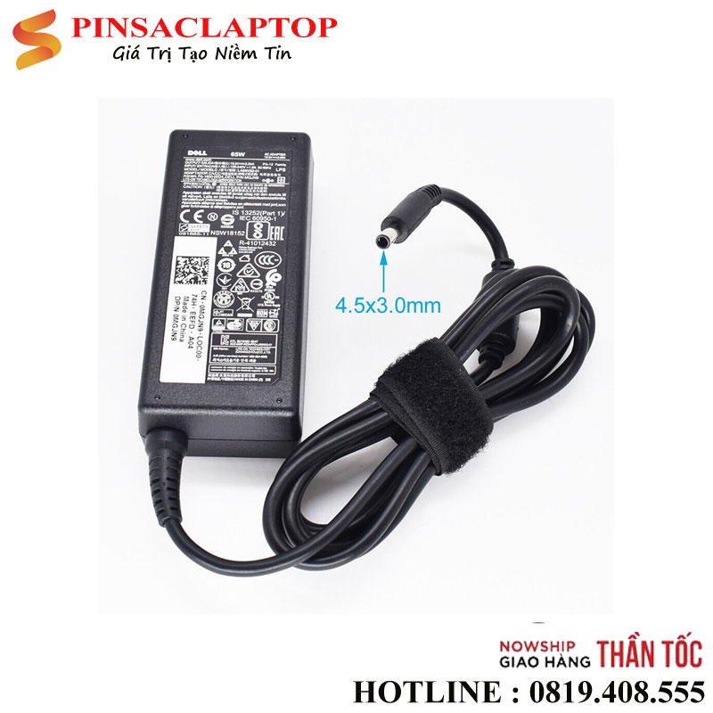 Sac-Laptop-Dell-65W-3.34A-Chan-kim-nho Sac Laptop Dell 65W 3.34A Chan kim nho
