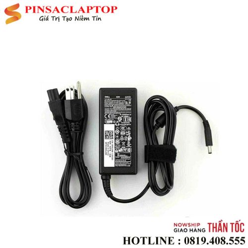 Sạc Laptop Dell 19.5V-3.34A 65W Chân Kim Nhỏ 5 Sac Laptop Dell 65W Chan kim nho