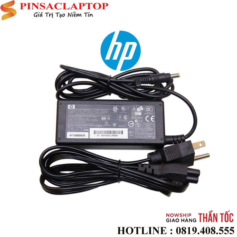 Sac-Laptop-HP-6520S-65W-Chan-Vang Sac Laptop HP 6520S 65W Chan Vang