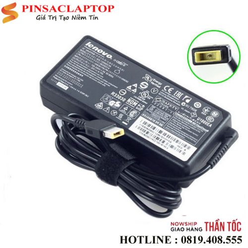 Sạc Laptop Lenovo 20V 6.75A 135W Chân USB Vàng 6 T440p T530 T540p W540 Sac Dung cho Lenovo ThinkPad 135W 20V 6