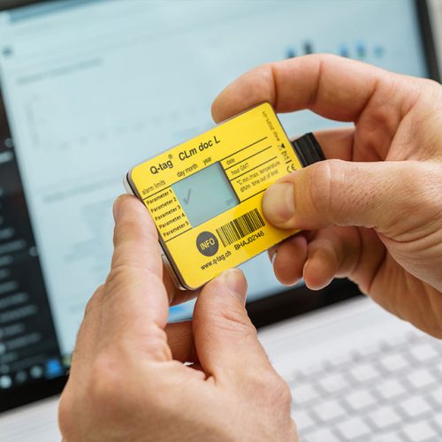 Thiết bị theo dõi nhiệt độ Q-tag CLm doc L 1 qtagclmdocl
